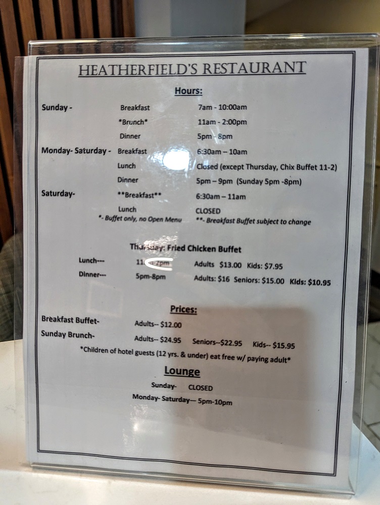 Holiday Inn Martinsburg, WV - Restaurant hours & pricing