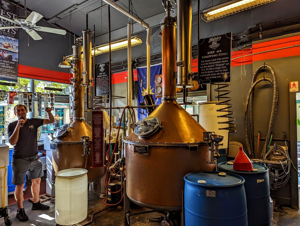 Key West First Legal Rum Distillery tour