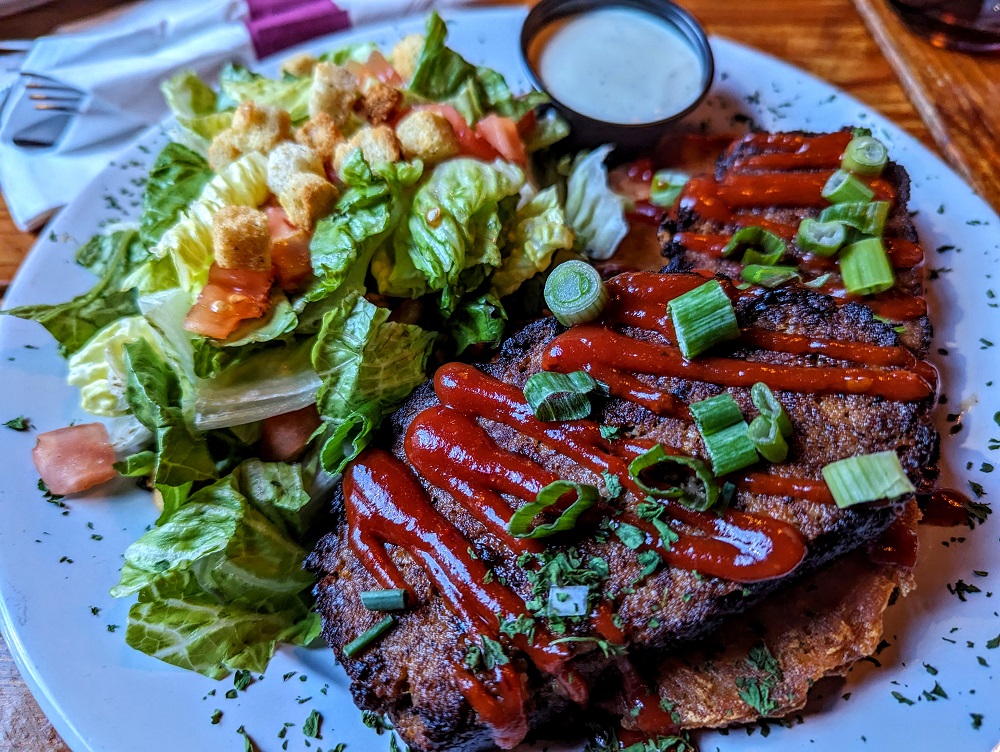 Chipotle meatloaf dinner from Heritage Bar & Kitchen in Spokane, WA