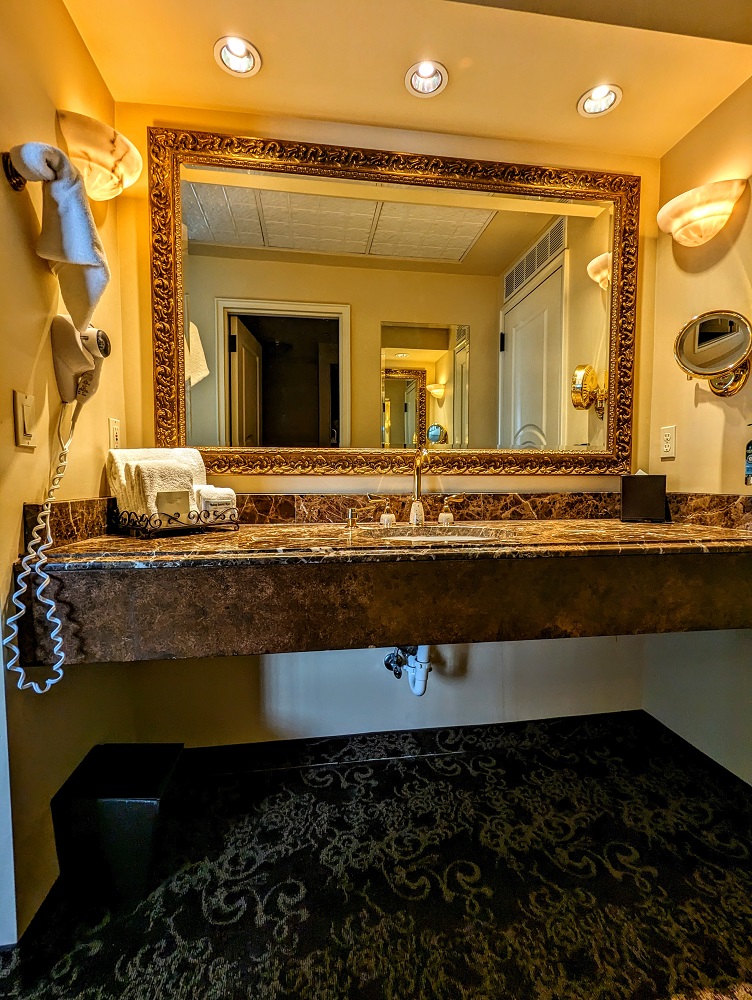 The Historic Davenport in Spokane, WA - Bathroom sink