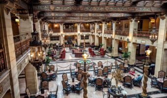 The Historic Davenport in Spokane, WA - Lobby seating
