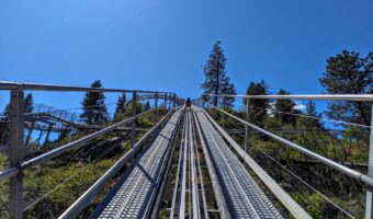 Alpine Coaster ride at Leavenworth Adventure Park