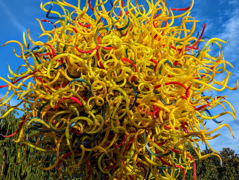 Chihuly Garden and Glass - Sun sculpture