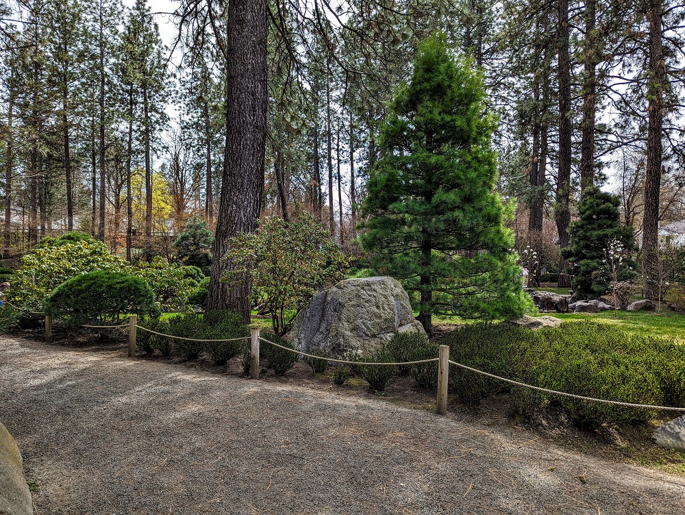 Entrance of the Japanese Garden in Manito Park in Spokane