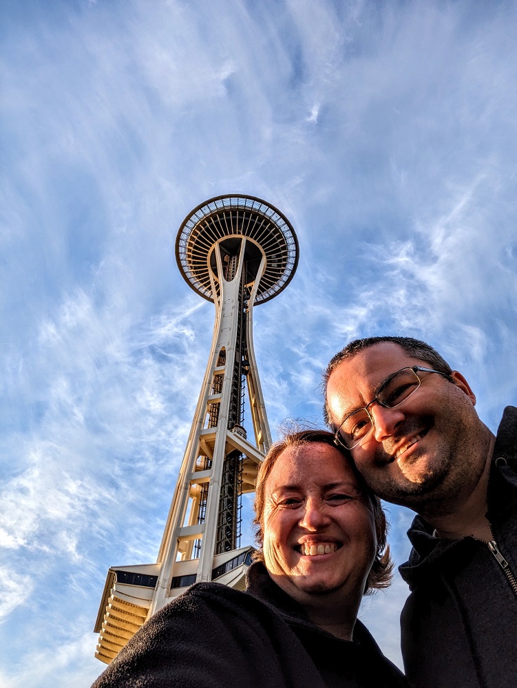 Shae and me at the Space Needle