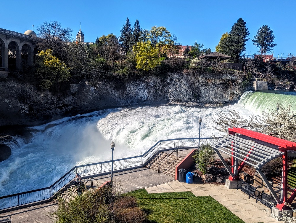 Riding The Numerica SkyRide At Riverfront Spokane: Amazing Falls Views ...