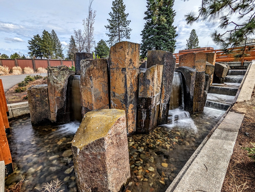 The Thomas R Adkison Theme Stream in Spokane's Riverfront Park