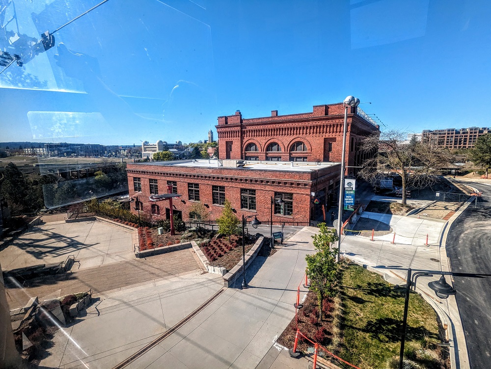 View of Washington Water Power Post Street Electric Substation