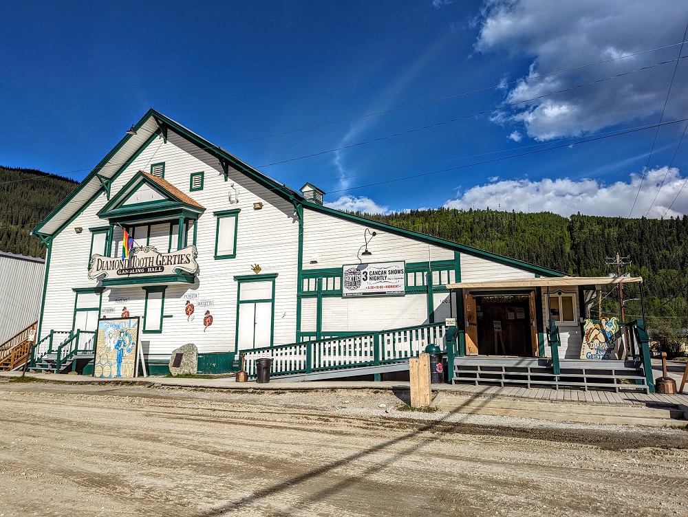 Diamond Tooth Gertie's Gambling Hall in Dawson City