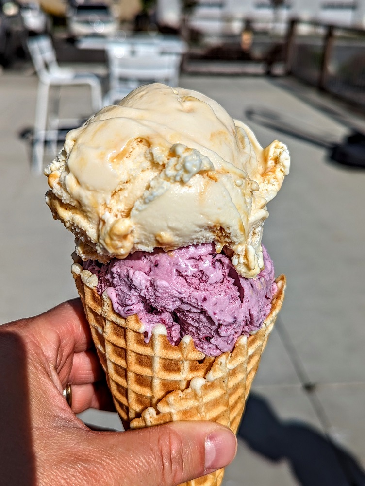 Ice cream from Lopez Island Creamery in Anacortes, WA