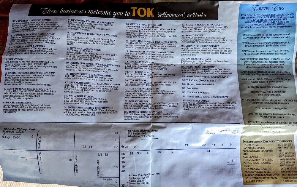 Information about Tok, AK