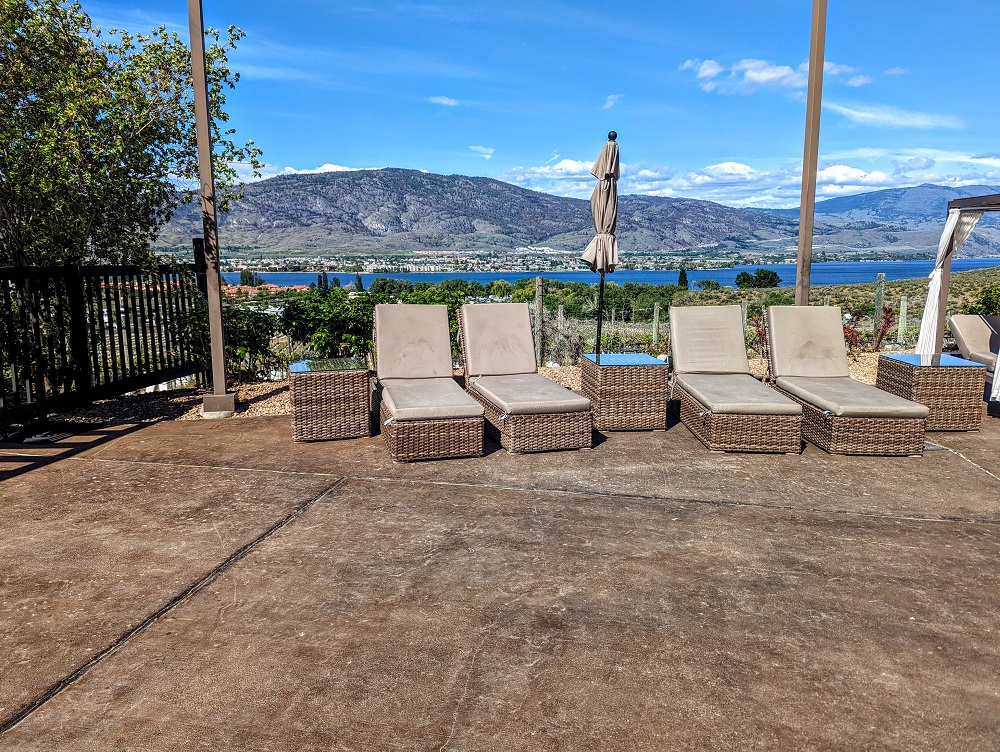 Spirit Ridge Resort in Osoyoos, Canada - Adults-only pool loungers
