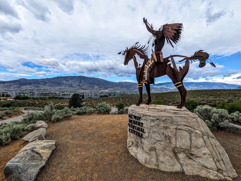 Spirit Ridge Resort in Osoyoos, Canada - The Chief Sculpture