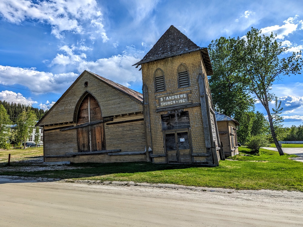 St. Andrew's Presbyterian Church in Dawson City, Canada