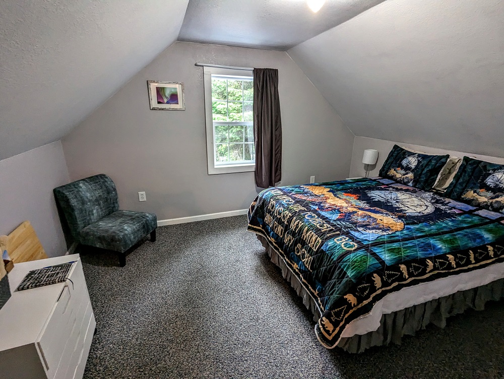 Our Airbnb room in Seward, AK