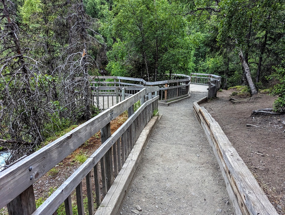 Russian River Falls viewing platform