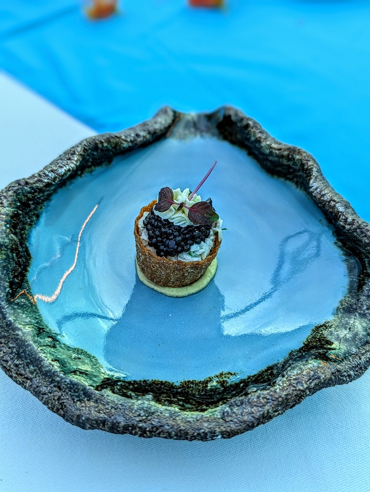 Ithaa Undersea Restaurant - Crisp potato tart