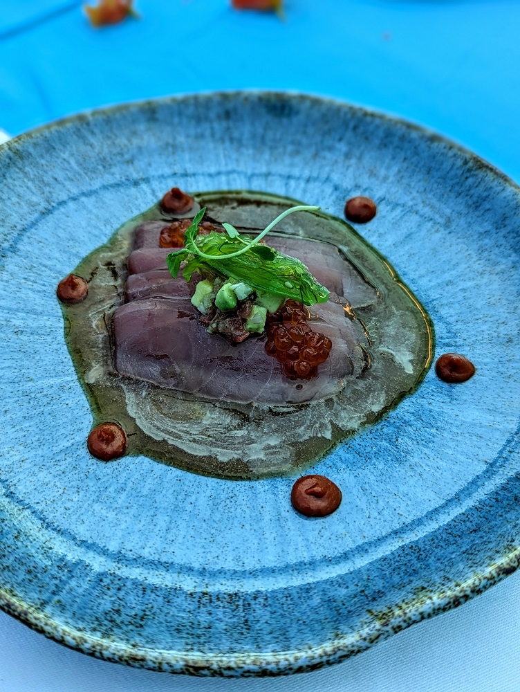 Ithaa Undersea Restaurant - Rangali fresh tuna crudo