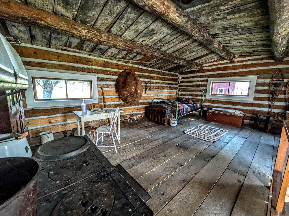 Big Horn County Historical Museum - Inside the LaForge Cabin