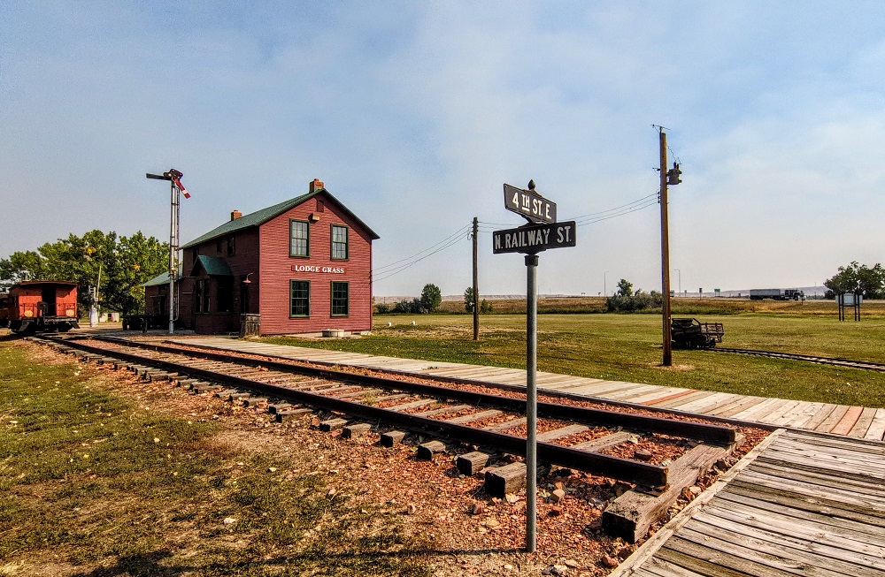 Big Horn County Historical Museum - Lodge Grass Train Depot