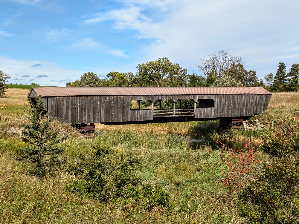 Covered bridge in Detroit Lakes