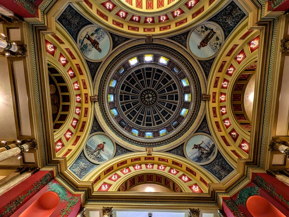 Dome inside the Montana State Capitol Building
