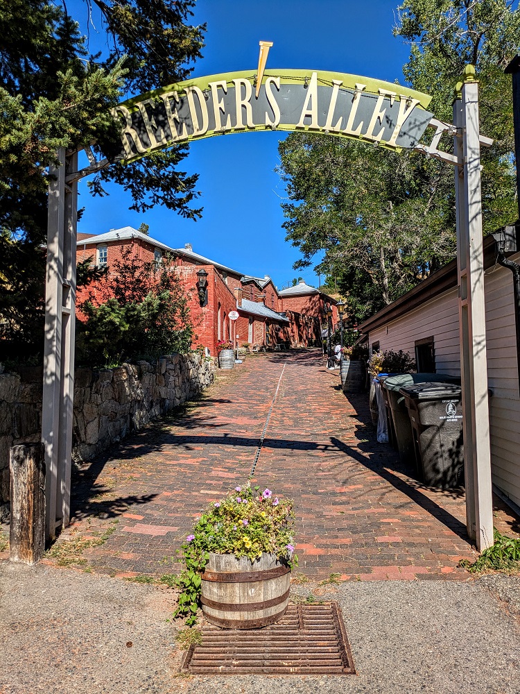 Entrance of Reeder's Alley in Helena, MT