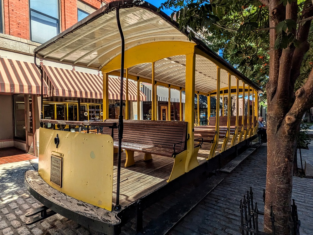 Original streetcar in Helena, MT