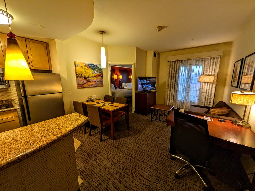 Our one bedroom suite at the Residence Inn Helena