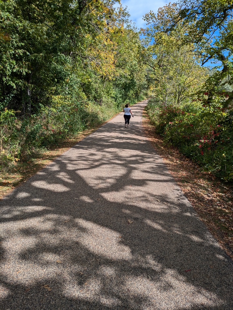 Stay along the path