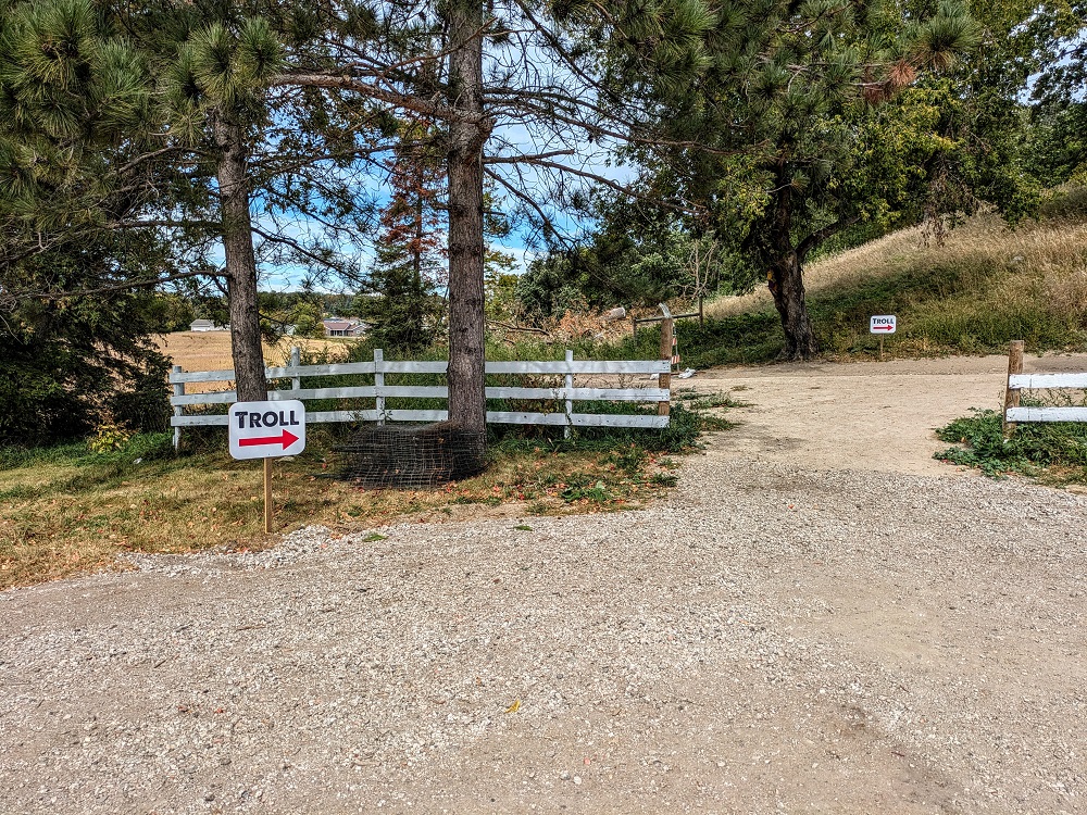 Trail directions for Barefoot Frida
