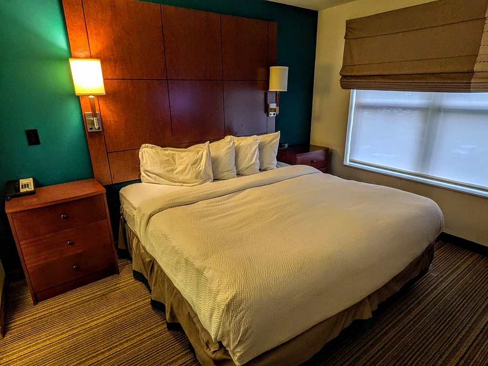 Bedroom at the Residence Inn Bismarck North, ND