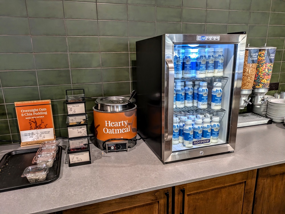 Homewood Suites Jackson, WY - Oats, oatmeal & milk