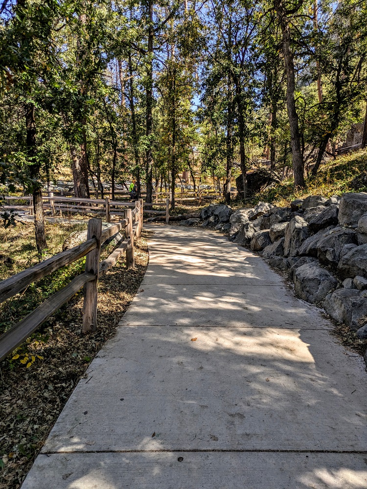 Start of the Tower trail at Devils Tower National Monument