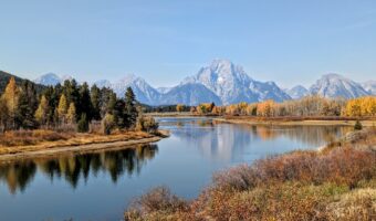 View at Oxbow Bend in Grand Teton National Park