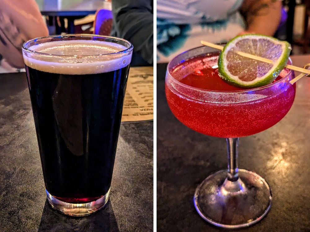 Beer & cocktail at Kauai Island Brewing Company