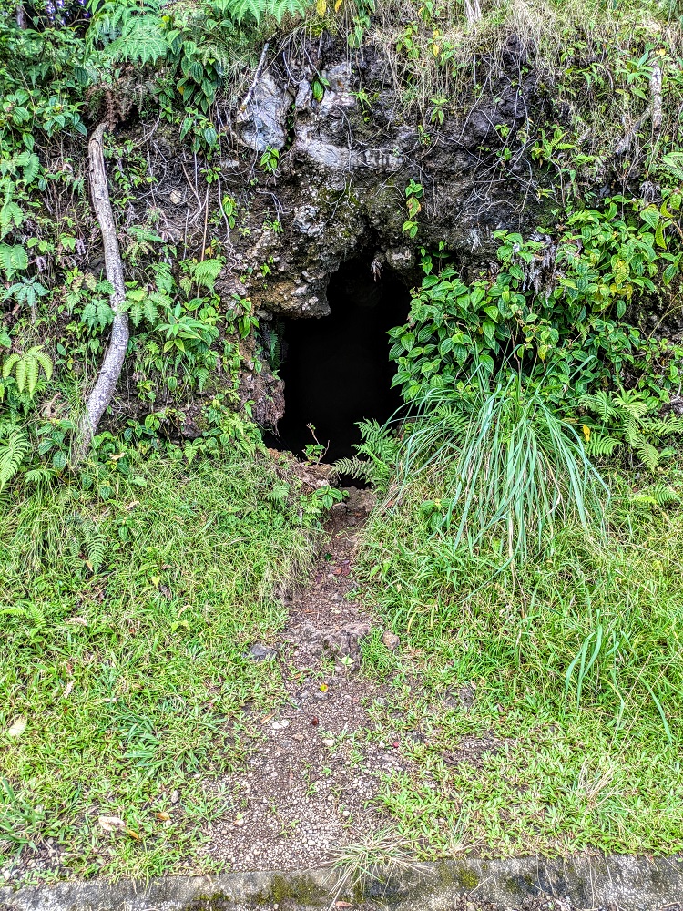 Entrance of the Roadside Lava Tube
