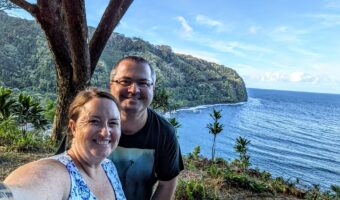 The two of us on the Road to Hana