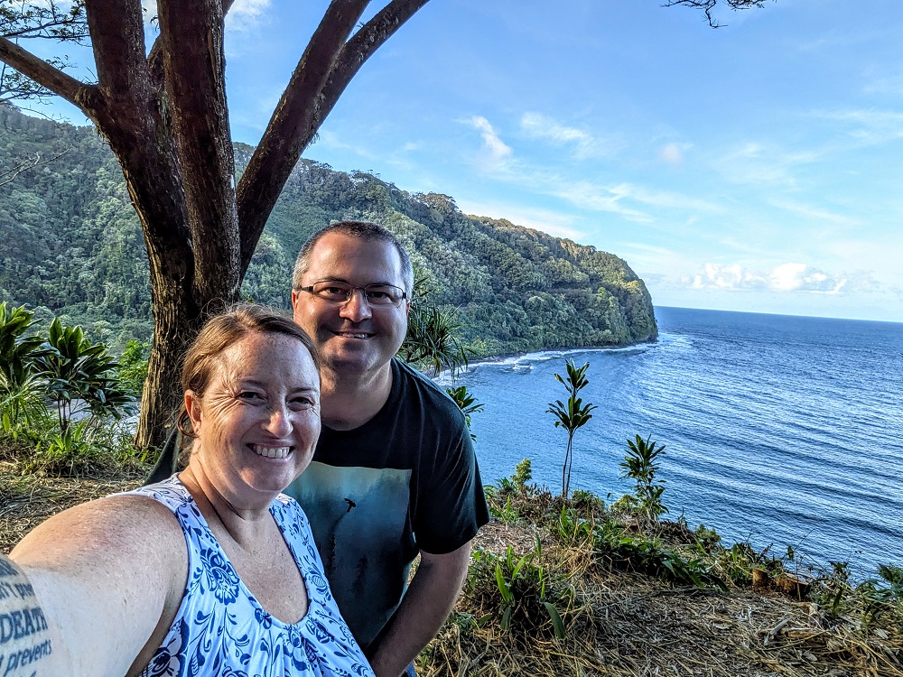 The two of us on the Road to Hana