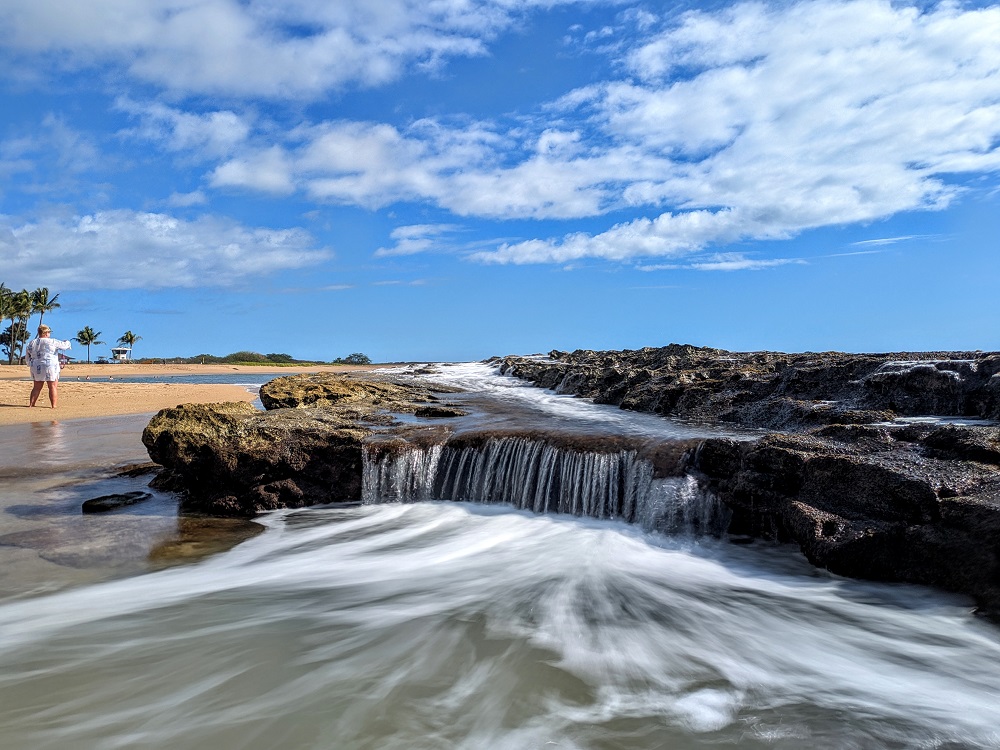 Tide pools at Salt Pond Beach Park
