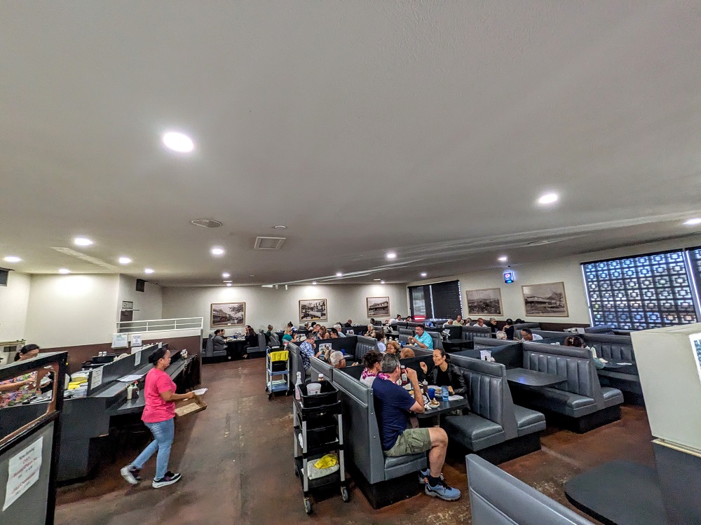 Tip Top Cafe seating