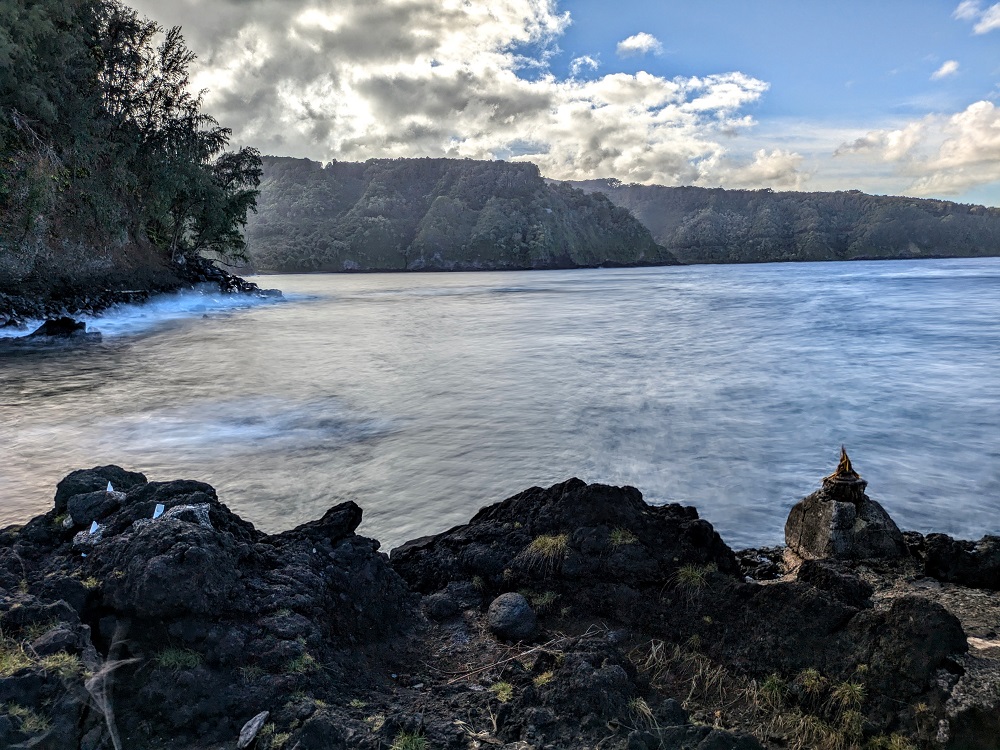 View from Waialohe Park on Ke’anae Peninsula