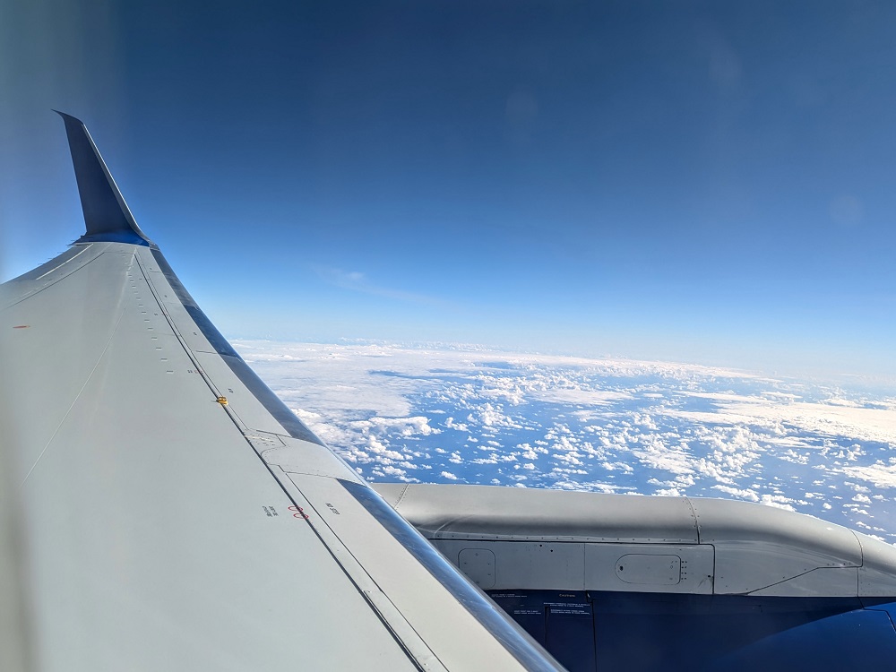View on our flight to Kauai
