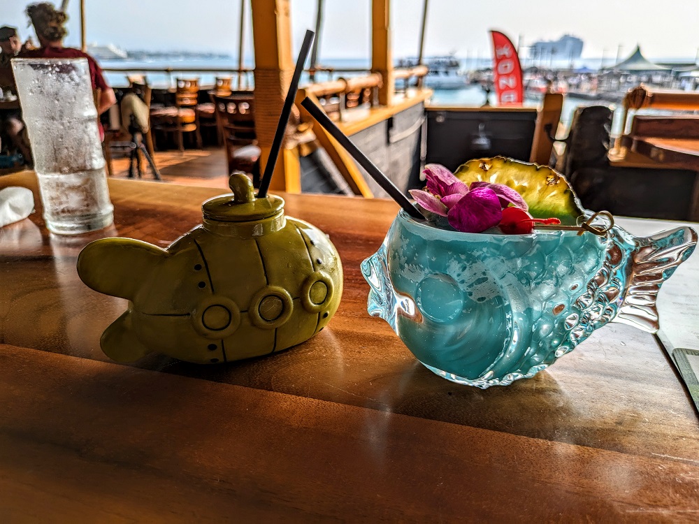 Cocktails at Cheeky Tiki in Kailua-Kona, HI