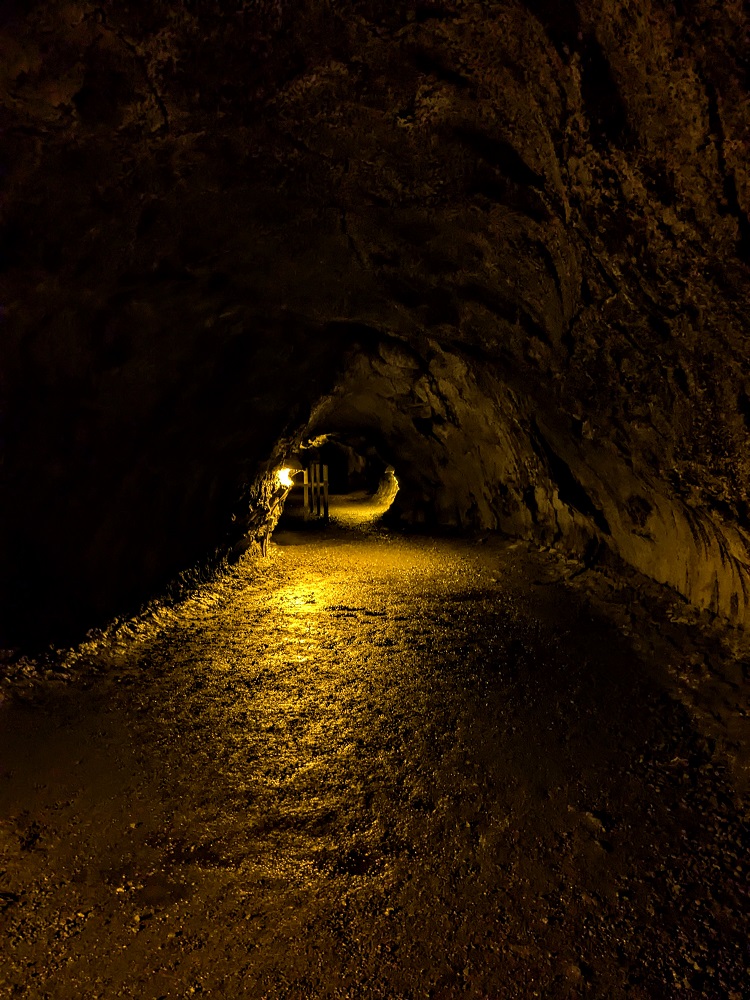 Inside the Nahuku-Thurston Lava Tube in Hawaii Volcanoes National Park