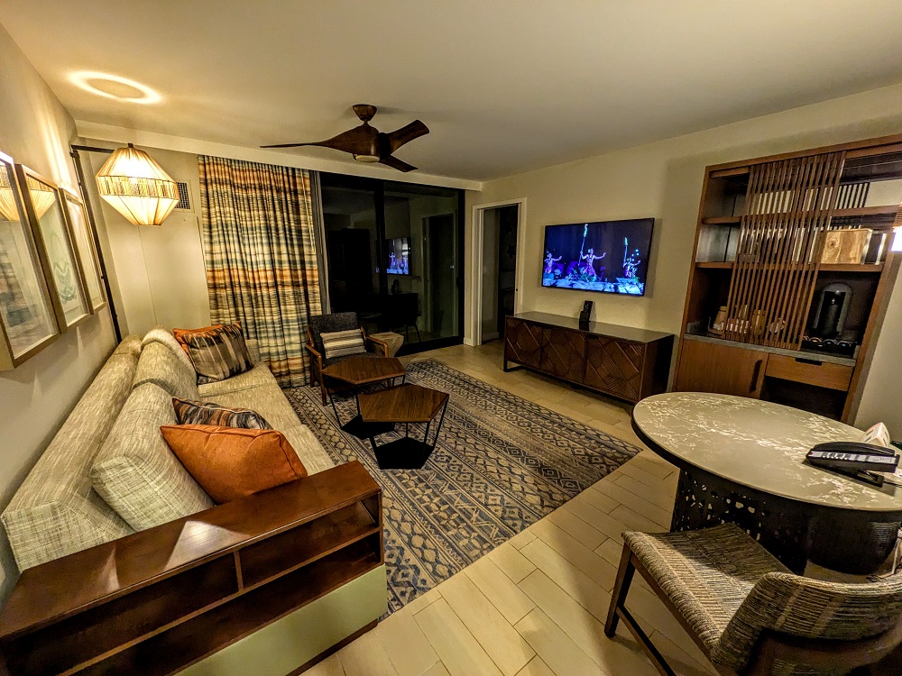 Ocean View Suite living room at the Hyatt Regency Maui Resort & Spa