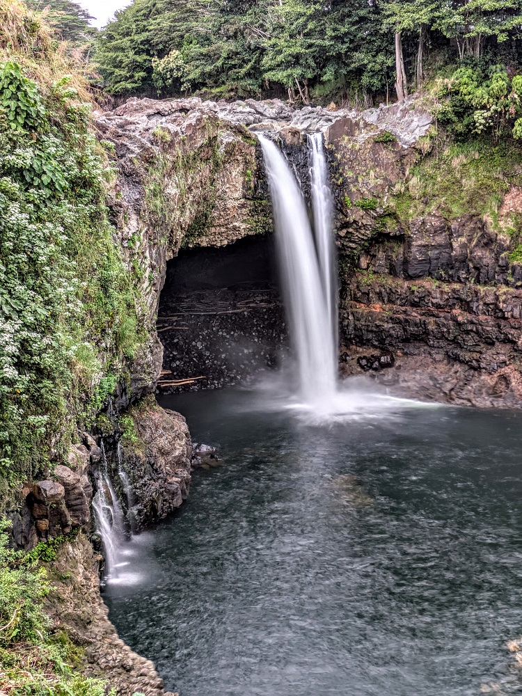 Rainbow Falls at Wailuku River State Park on the Big Island, HI