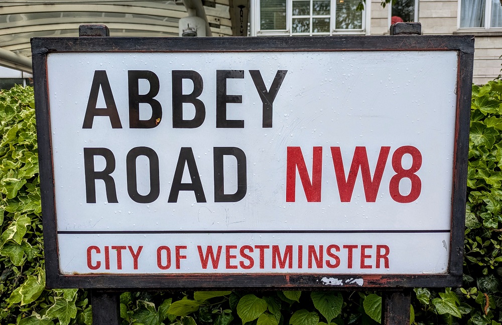 Abbey Road sign