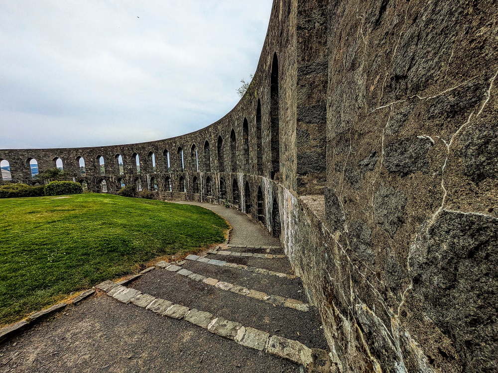 Inside McCaig's Tower in Oban
