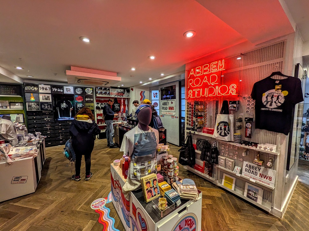 Inside the Abbey Road Shop